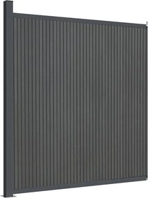 vidaXL Πάνελ Περίφραξης Γκρι 173 x 186 εκ. από WPC