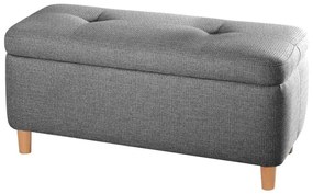 Σκαμπό Rocio 209FLF1388 100x41x45cm Dark Grey