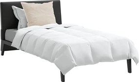 vidaXL Χειμερινό Παπλωματοθήκη με μαξιλάρι 2 pcs Λευκό Φτέρος