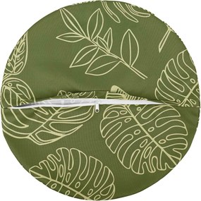 vidaXL Κάλυμμα Μαξιλαριού 6 pcs HEERLEN Σχέδιο Φύλλου Ø 30 cm