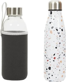 Μπουκάλι Θερμός και γυάλινο μπουκάλι Cook Concept - 500ml - 2τμχ