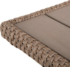 ΣΕΤ ΣΑΛΟΝΙ ΓΩΝΙΑ & ΤΡΑΠΕΖΙ CARSON HM6078.02 ΜΟΚΑ ΣΥΝΘ.RATTAN-ΜΑΞΙΛΑΡΙΑ