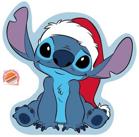 Διακοσμητικό Μαξιλάρι 3D Velboa 35εκ. Disney Home Stitch 39 Blue DimCol
