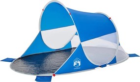 vidaXL Σκηνή Παραλίας Pop Up Μπλε Αζούρ Αδιάβροχη