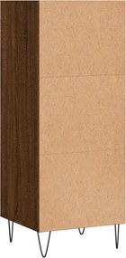 vidaXL Ντουλάπι Καφέ Δρυς 34,5x32,5x90 εκ. Επεξεργασμένο Ξύλο
