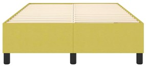 vidaXL Πλαίσιο Κρεβατιού Boxspring Πράσινο 120x200 εκ. Υφασμάτινο