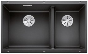 Blanco Subline 430/270-U Anthracite SILGRANIT® PuraDur® Γρανιτένιος Νεροχύτης 80cm