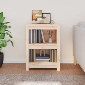 vidaXL Βιβλιοθήκη 50 x 35 x 68 εκ. από Μασίφ Ξύλο Πεύκου