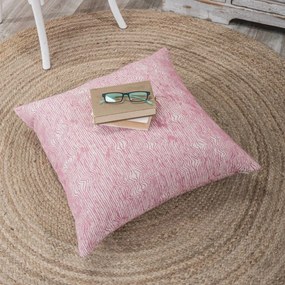 Μαξιλαροθήκη Διακοσμητική Δαπέδου Anzio 06 Pink Teoran 65Χ65 Cotton-Polyester