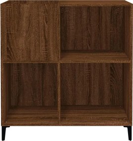 vidaXL Δισκοθήκη Καφέ Δρυς 84,5 x 38 x 89 εκ. από Επεξεργασμένο Ξύλο