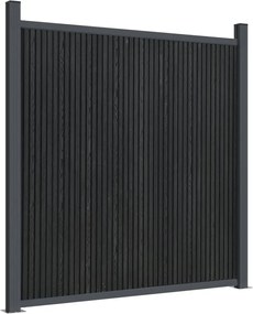 vidaXL Πάνελ Περίφραξης Γκρι 1391 x 186 εκ. από WPC