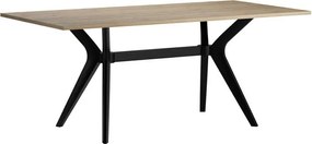 Τραπέζι Luna Megapap χρώμα florida oak 181x90x75εκ.