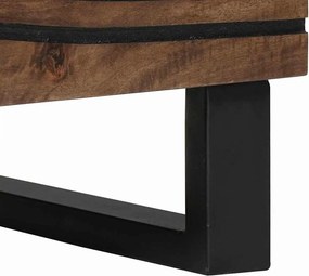vidaXL Κομοδίνο Καρυδιά 40 x 33 x 46 εκ. Επεξεργασμένο Ξύλο