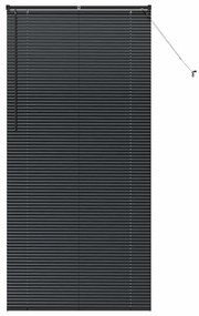 vidaXL Ρολό Παραθύρου με κουρτίνες Άλλο Μαύρο 100 x 220 εκ. Αλουμίνιο
