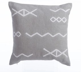 Μαξιλάρι Διακοσμητικό (Με Γέμιση) Create Grey Nef-Nef Homeware 45X45 100% Cotton