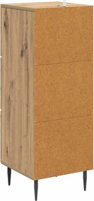 vidaXL Ντουλάπι με Συρτάρια 33 x 34,5 x 89,5 εκ Επεξεργασμένο Ξύλο