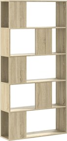 vidaXL Βιβλιοθήκη 5Επιπέδων Sonoma Δρυς 80,5x23,5x162,5 εκ. Επεξ. Ξύλο