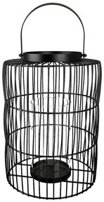 Φανάρι ArteLibre Κλουβί Μαύρο Μέταλλο 35cm-05160737