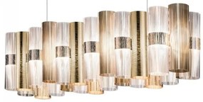 Κρεμαστό Φωτιστικό Οροφής LED 70W Dimmable Μήκος 93cm La Lollo 100 Slamp-LALSXXLGLD01T00NMTEU-Χρυσό LALSXXLGLD01T00NMTEU
