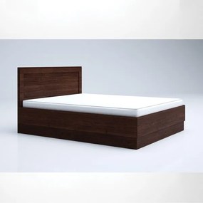 Κρεβάτι MONICA 164x100x204cm με αποθηκευτικό χωρο κ΄ στρώμα 160x22x200cm -Wenge Amber- GRA275