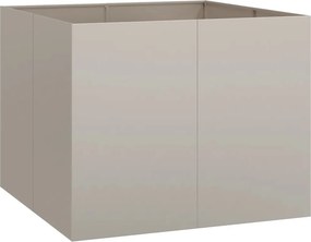 vidaXL Γλάστρα Κήπου Σκ rusty 100 x 100 x 80 εκ