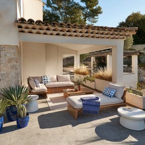 Κασπό από τερακότα, ύψος 40 εκ., TRINA