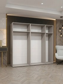 Ντουλάπα Sandi 250 Πεντάφυλλη-Κασμίρ-Χωρίς καθρέπτη