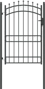 vidaXL Πύλη Φράχτη με Ακίδες EMMEN 200 x 100 cm