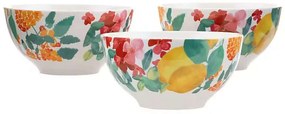 Μπωλ Δημητριακών Coupe Capri (Σετ 3Τμχ) YD0080 12cm Multi-White Maxwell&amp;Williams Porcelain