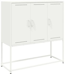 vidaXL Ντουλάπι Λευκό 100,5x39x107 εκ. Ατσάλινος
