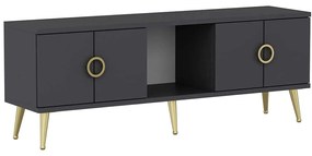 Έπιπλο Τηλεόρασης Cey 327ODS1121 120x30x45cm Anthracite