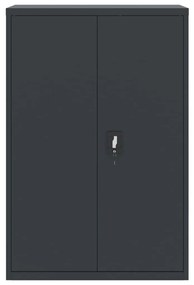 vidaXL Αρχειοθήκη Ανθρακί 90 x 40 x 140 εκ. Ατσάλινη