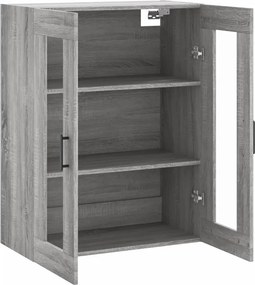 vidaXL Ντουλάπι Τοίχου Γκρι Sonoma 69,5 x 34 x 90 εκ.