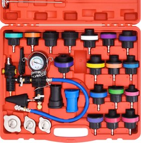 vidaXL Κιτ Ελέγχου Στεγανότητας Κυκλώματος Ψύξης 28 τεμ.