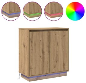 vidaXL Κομοδίνο Artisan Oak 71 x 34.5 x 75 εκ. Επεξεργασμένο ξύλο