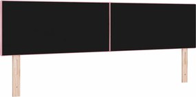 vidaXL LED κεφαλάρι Ροζ 180 cm Βελούδο