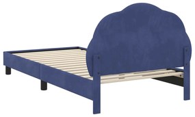 vidaXL Κρεβάτι Παιδικής Κρεβατοκάμαρας με Κεφαλάκι Μπλε Αστυνομίας