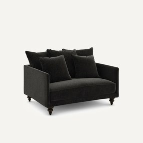 Διθέσιος καναπές compact από βελούδο chenille, Lazare