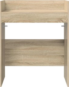 vidaXL Πίνακας DJ Sonoma Δρυς 82 x 45 x 102 εκ. Επεξεργασμένο Ξύλο