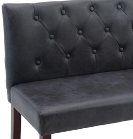 vidaXL Παγκάκι Γκρι 120 εκ. από Συνθετικό Καστόρι