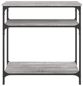 vidaXL Τραπέζι Κονσόλα Γκρι Sonoma 75x29x75 εκ. Επεξεργασμένο Ξύλο