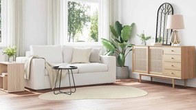 vidaXL Χαλιά χώρου HUARTE Μπεζ 140 x 200 cm Πολυεστέρας