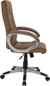 ΚΑΡΕΚΛΑ ΓΡΑΦΕΙΟΥ CHANDER HM1092.09 ΣΕ CAMEL ΑΠΟΧΡΩΣΗ 63x66x116 εκ.