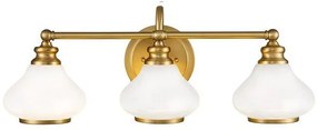 Απλίκα Φωτιστικό Μπάνιου 3xG9 IP44 Ainsley Elstead Lighting-HK-AINSLEY3-BATH-BB-Ορείχαλκος HK-AINSLEY3-BATH-BB