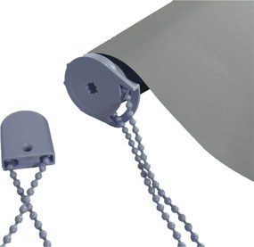 Κουρτίνα-στόρι roller black out σε χρώμα γκρι 100x210