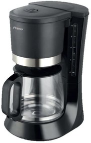Primo Eco 1 PRCM-40213 Καφετιέρα φίλτρου 1.2L 10φλ Μαύρη-Inox