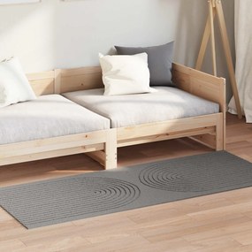 vidaXL Χαλί εσωτερικού χώρου GALATI Γκρι 80 x 200 cm Πολυεστέρας