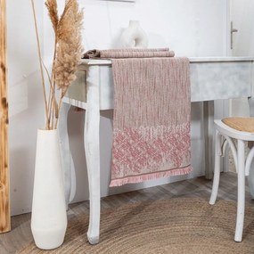 Τραβέρσα Felicia 06 Pink Teoran 45X180 Cotton-Polyester