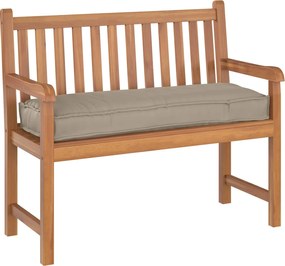 vidaXL Μαξιλάρι Taupe 120 x 40 x 8 εκ Ύφασμα Όξφορντ