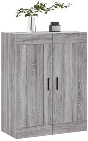 vidaXL Ντουλάπι Επιτοίχιο Γκρι Sonoma 69,5 x 34 x 90 εκ. Επεξεργ. Ξύλο